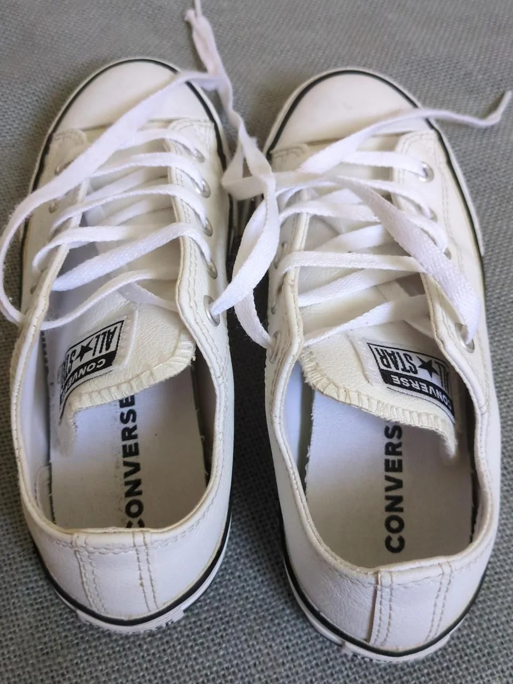 Converse Kids White All Star Low Top Sneakers